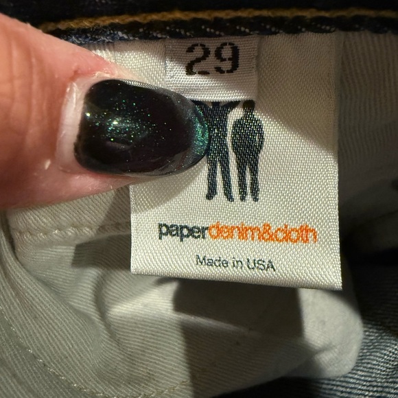 PAPER DENIM & CLOTH Denim Jeans Mid Rise Bootcut Medium Wash Size 29 - Picture 3 of 4